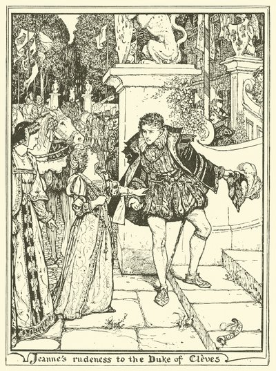 Jeannes Rudeness ao duque de Cleves de Henry Justice Ford
