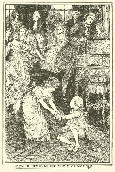 Marie Antoinette e Mozart de Henry Justice Ford