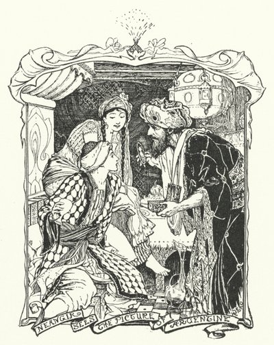 Neangir Vê a Imagem da Argentina (gravura) de Henry Justice Ford
