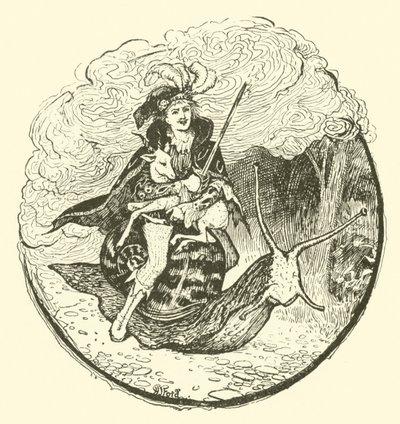 Príncipe Vivien e Princesa Plácida (gravura) de Henry Justice Ford