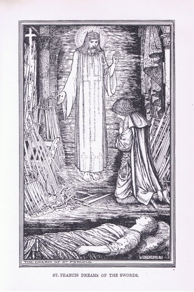 São Francisco sonha com as espadas, 1912 de Henry Justice Ford