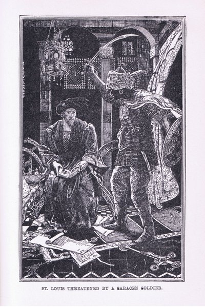 St Louis ameaçado pelo soldado saracen, 1912 de Henry Justice Ford