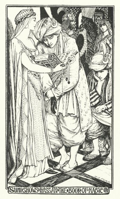 Sumi mostra Hassan o Livro da Magia (gravação) de Henry Justice Ford