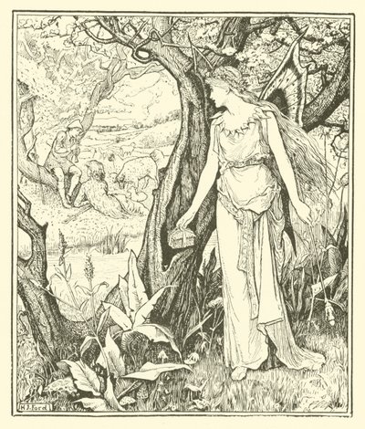 Sylvain e Jocosa (gravura) de Henry Justice Ford