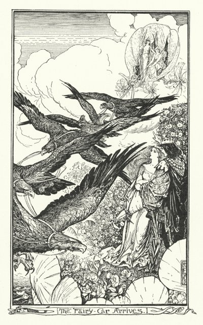 Chega o carro-fada (gravura) de Henry Justice Ford