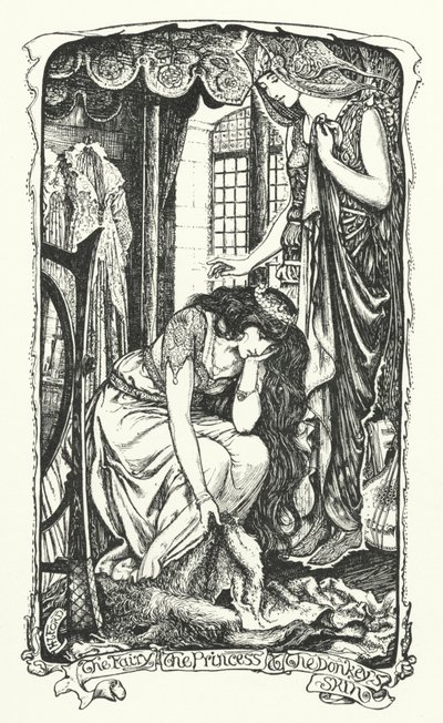 A Fada, a Princesa e a Pele de Burro (gravura) de Henry Justice Ford