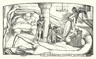 The Guardians Caught Napping (gravura) de Henry Justice Ford