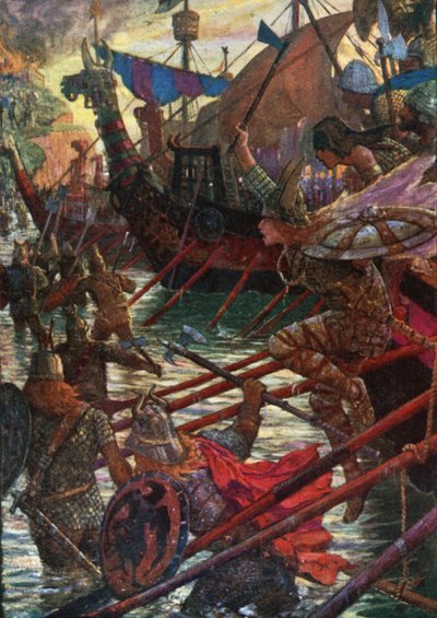 Aterrissagem dos dinamarqueses de Henry Justice Ford