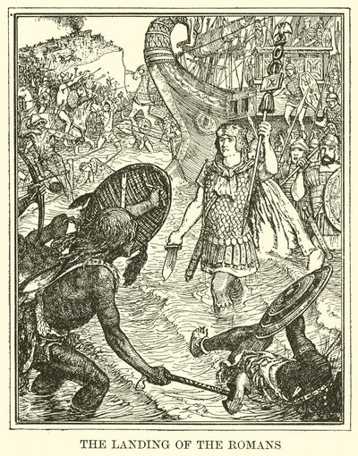 O desembarque dos romanos de Henry Justice Ford