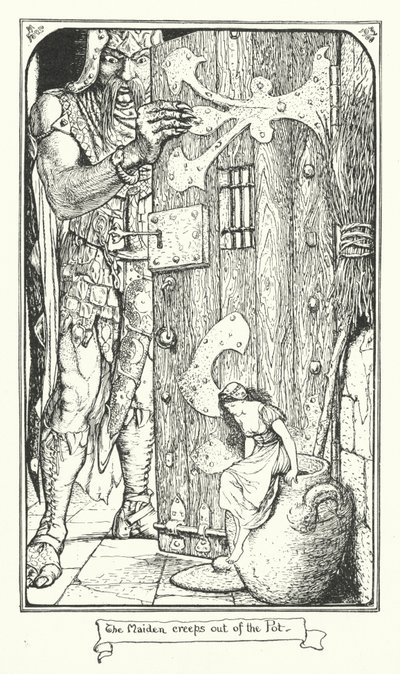 The Maiden Creeps Out of the Pot (gravura) de Henry Justice Ford
