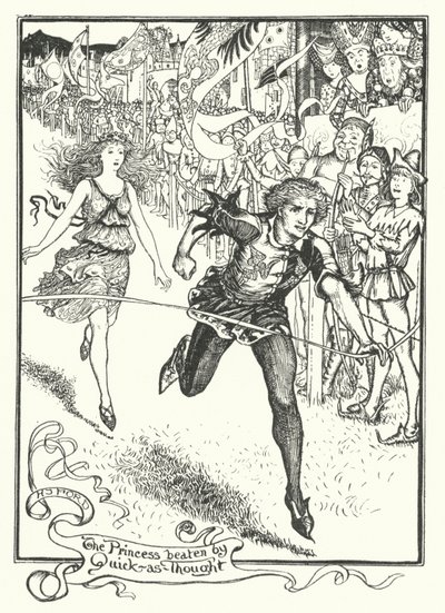 A Princesa batida pelo Quick-as-Thought (gravura) de Henry Justice Ford