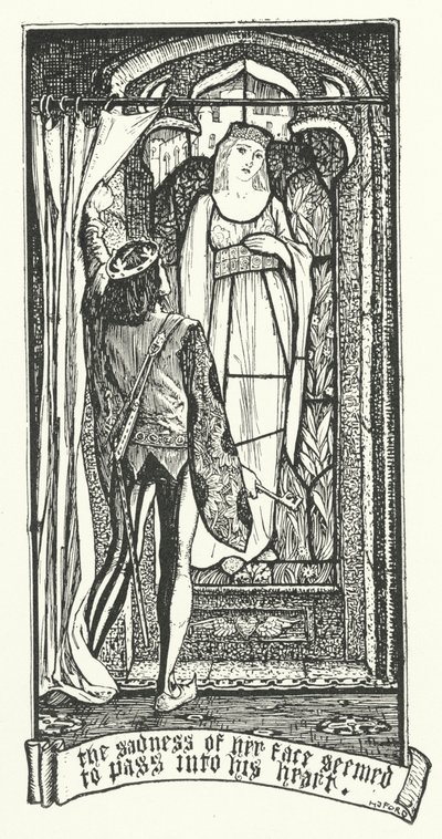 A Tristeza do Seu Rosto Parecia Passar para o Seu Coração (gravura) de Henry Justice Ford