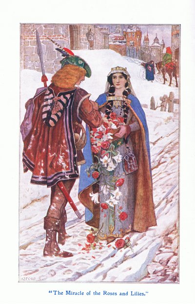 O milagre das rosas e lírios, 1912 de Henry Justice Ford