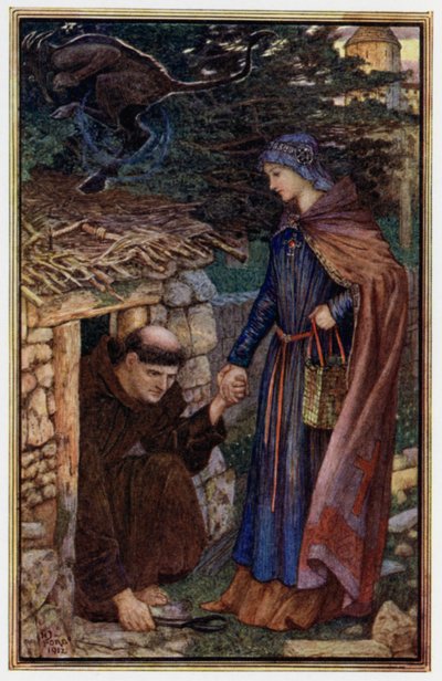 "A mulher sensata faz com que Dunstan deixe seu celular" de Henry Justice Ford