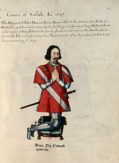 Sir John Howard Barão Howard Cavaleiro da Jarreteira de Henry Lilly
