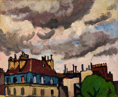 Telhados e Nuvens, Paris, 1910-1912. de Henry Lyman Saÿen