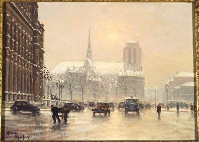 Notre-Dame vista da Place de l
