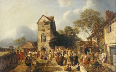 "An Old Country Churchyard", 1837-1886 de Henry Mark Anthony