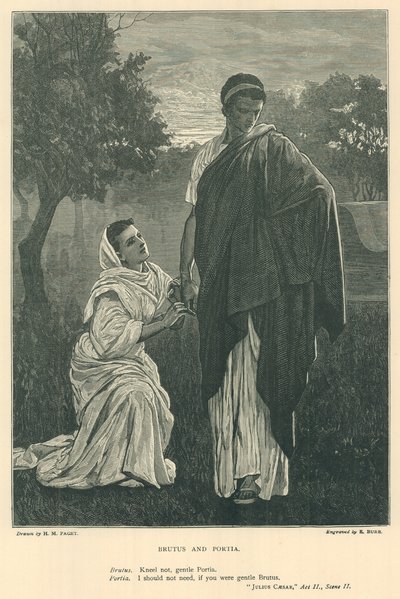 Ilustração para Júlio César de Henry Marriott Paget
