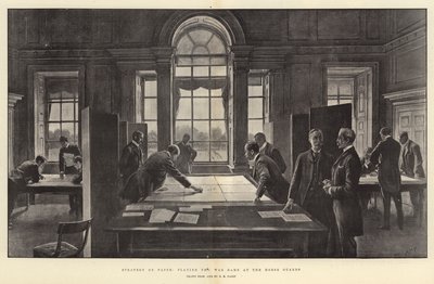 Estratégia no papel, jogando o jogo de guerra no Horse Guards de Henry Marriott Paget