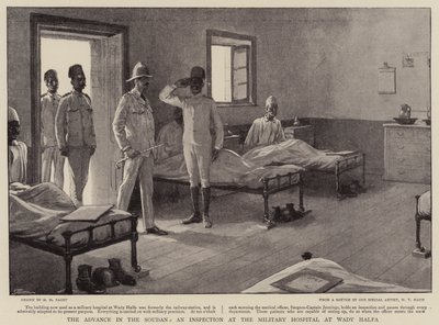 O avanço no Sudão, uma inspeção no Hospital Militar de Wady Halfa de Henry Marriott Paget