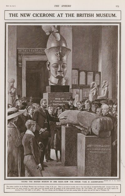 O novo Cicerone no Museu Britânico de Henry Marriott Paget