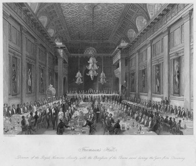 Maçons Hall, c1841 de Henry Melville