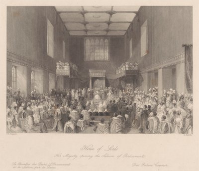 Sua Majestade abre a Sessão do Parlamento de Henry Melville