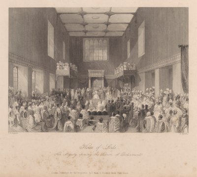 Sua Majestade abre a Sessão do Parlamento de Henry Melville