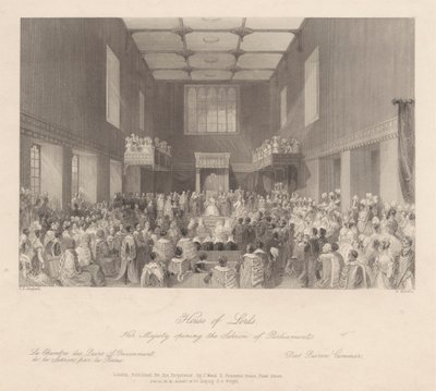 Sua Majestade abre a Sessão do Parlamento de Henry Melville