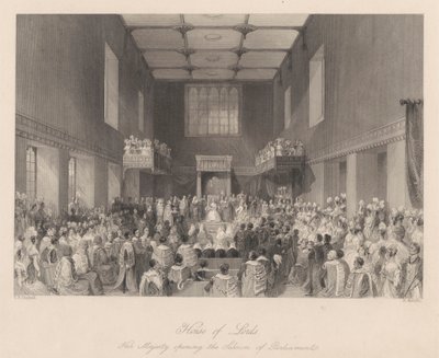 Sua Majestade abre a Sessão do Parlamento de Henry Melville