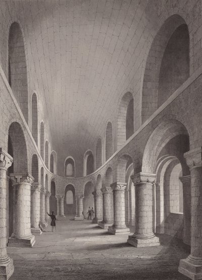 A Capela Normanda de São João, Torre de Londres (gravura) de Henry Melville