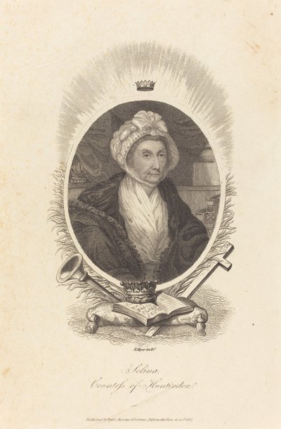 Selina, Condessa de Huntingdon de Henry Meyer after John Hoppner
