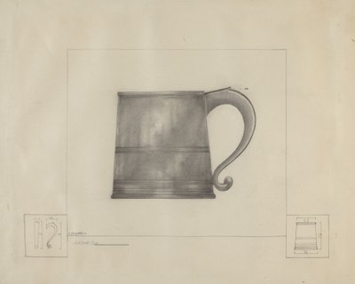 Caneca de estanho de Henry Meyers