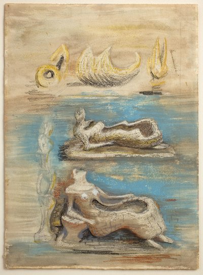 Uma terra: as suas linhas seguem a vida até à pedra de Henry Moore