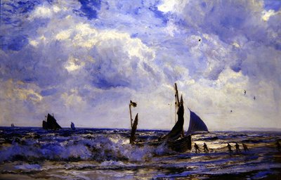 Traslados nos Barcos (óleo sobre tela) de Henry Moore