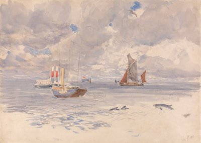 Porpoises, 7 de Julho de 1883 de Henry Moore