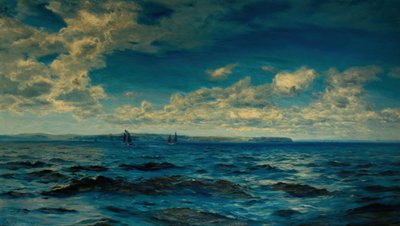 Horário de verão fora da Cornualha, 1883. de Henry Moore