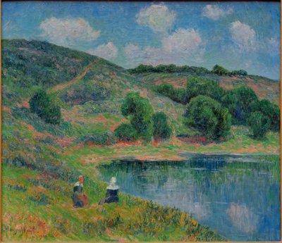 Saúde de Saint-Guinole perto de Pont-Aven de Henry Moret