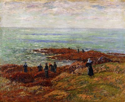 A costa do bretão; A costa bretã, de Henry Moret