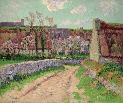 Aldeia em Clohars de Henry Moret