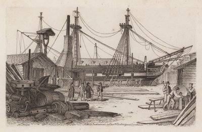 Um indiano da Índia em Cox e Curlins Yard, Limehouse de Henry Moses