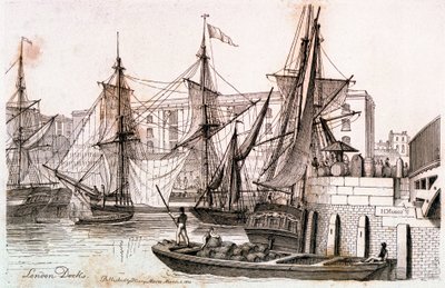 Docas de Londres de Henry Moses