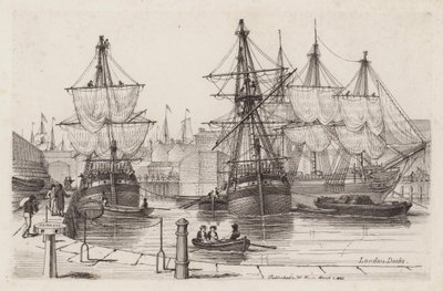 Docas de Londres de Henry Moses