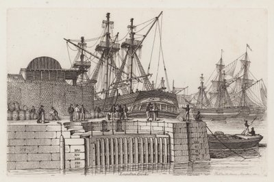 Docas de Londres de Henry Moses