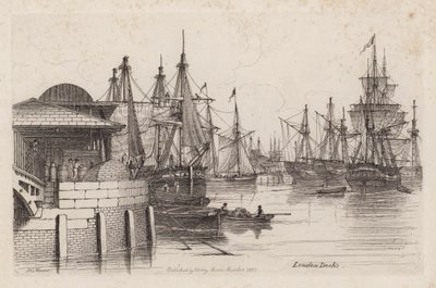Docas de Londres de Henry Moses