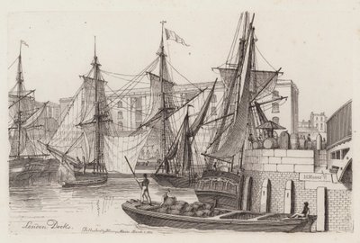 Docas de Londres de Henry Moses