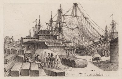 Docas de Londres de Henry Moses