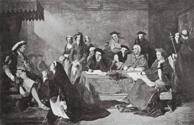 O julgamento de Catherine Howard de Henry Nelson (after) O
