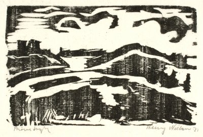 paisagem com colinas de Henry Nielsen